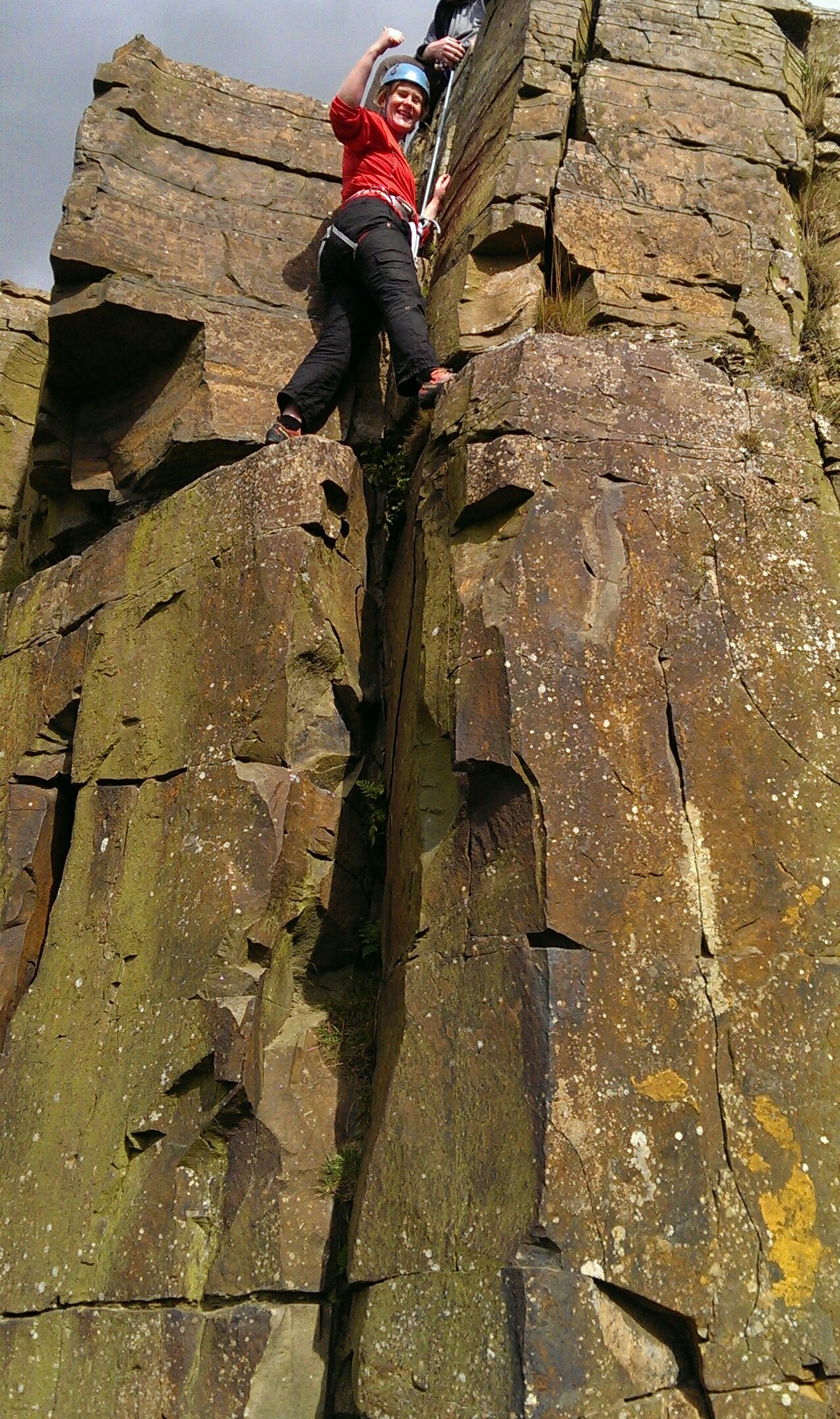 Rock climbing instructor